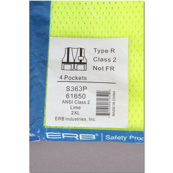 2 Aware Wear safety vests size 2XL Aware Wear S363P 61650 BRAND NEW!!! - Picture 2 of 4